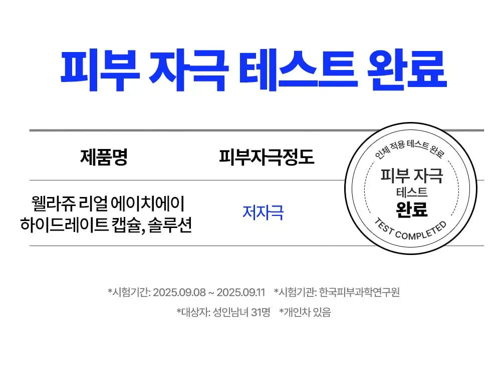 [중요한날하루전] 웰라쥬 원데이키트 캡슐 앰플 7개입 4종 택1 (PDRN/히알/시카/토닝) 상세페이지 27